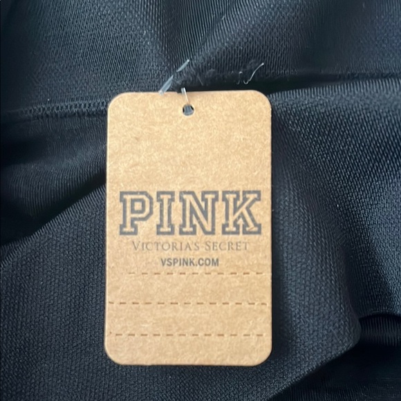 PINK Victoria's Secret Black High Waist Compression Boyshorts Size M - Picture 7 of 7